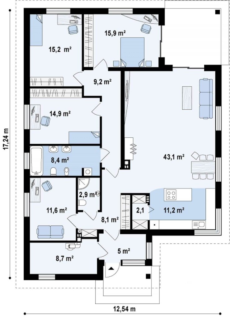 Casa Prefabricadas Toledo - desde 156,3 m²