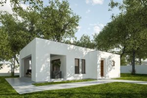 Diseño de la Casa Prefabricada G311 - Una casa de verano