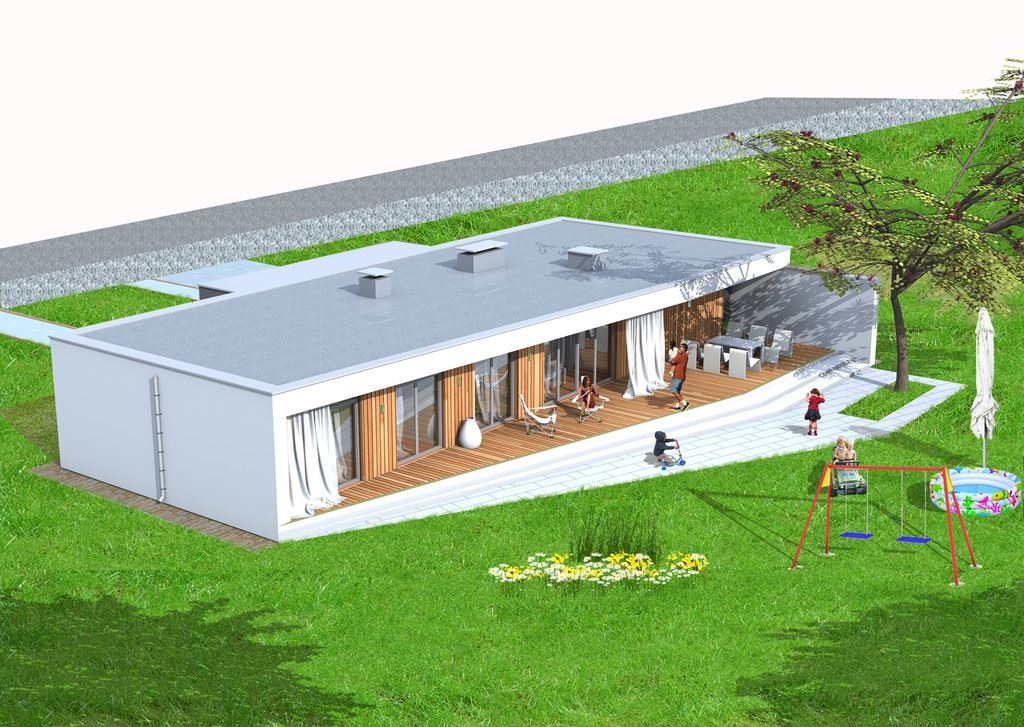 Diseño de la Casa Prefabricada MD-5 bis - Casas Prefabricadas